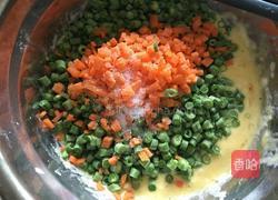 豆角鸡蛋饼的做法图解3