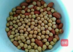 花生黄豆豆浆的做法图解1