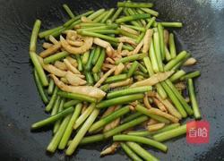 鸡丝蒜苔的做法图解5