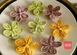 彩色蔬菜梅花饺的做法图解14