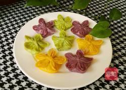 彩色蔬菜梅花饺的做法图解16