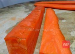 红萝卜最简单的雕花的做法图解4