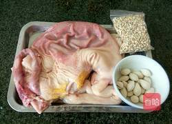 猪肚白果汤的做法图解1