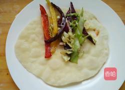 彩椒双色甘蓝卷饼的做法图解8