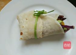 彩椒双色甘蓝卷饼的做法图解9