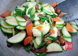 角瓜炒香肠的做法图解11