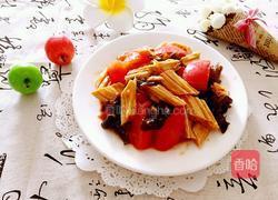 番茄烧腐竹的做法图解7