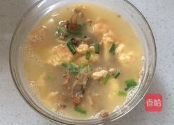 蛏子干鸡蛋汤的做法图解4
