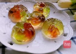 QQ糖七彩果冻的做法图解6