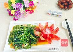 素炒茼蒿的做法图解11