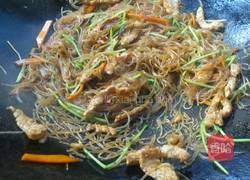 肉炒粉丝的做法图解6