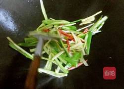 青椒炒肚丝的做法图解3