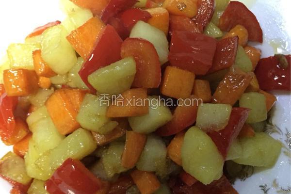 胡萝卜炒土豆