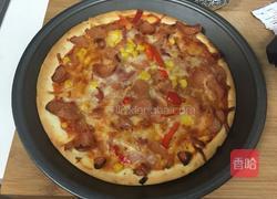 香肠披萨的做法图解3