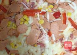 香肠披萨的做法图解2