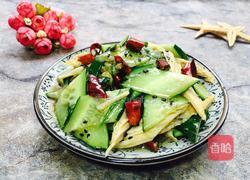 黄瓜腐竹的做法图解8