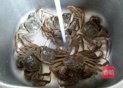 清蒸小螃蟹的做法图解1