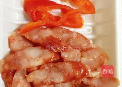 腊肠炒荷兰豆的做法图解1