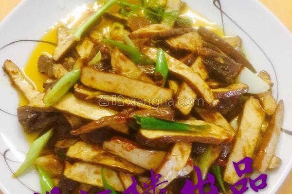 臘肉熗爆香干