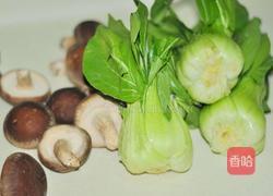 香菇油菜的做法图解1