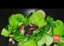 香菇油菜的做法图解7