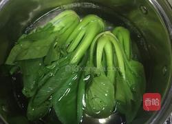 香菇油菜的做法图解3