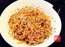 韩式豆芽凉拌菜的做法图解5