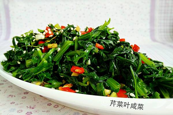 芹菜叶咸菜的精选做法