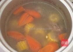 玉米红萝卜猪骨汤的做法图解5