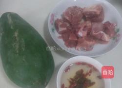 木瓜花生汤的做法图解1