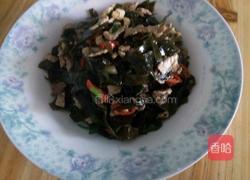 海带丝炒肉丝的做法图解7
