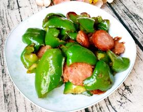菜椒炒火腿[图]