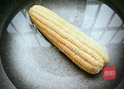 玉米胡萝卜炒饭的做法图解2