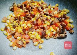 玉米胡萝卜炒饭的做法图解8