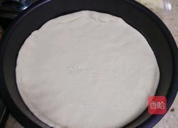 鸡肉苹果花边披萨的做法图解3