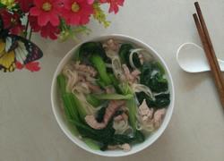 青菜肉丝面