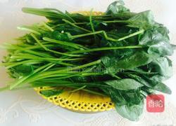 老醋菠菜花生米的做法图解4