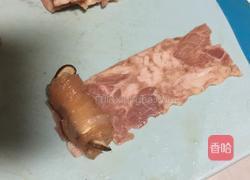 培根鸡肉芦笋卷的做法图解7