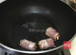 培根鸡肉芦笋卷的做法图解8