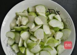 丝瓜豆腐的做法图解2