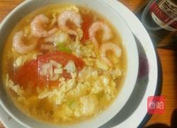 北极虾番茄蛋汤的做法图解5