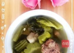 酸菜苦瓜炖排骨的做法图解8