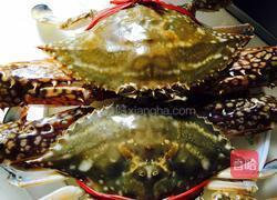 姜葱爆炒大花蟹的做法图解1