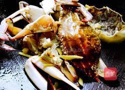 姜葱爆炒大花蟹的做法图解6