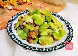 香酥蚕豆肉沫的做法图解9