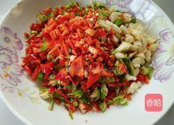 豆鼓炒双椒的做法图解3