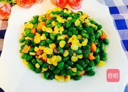 清炒毛豆玉米胡萝卜的做法图解5