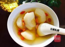 冰糖枸杞子炖秋梨的做法图解9