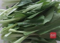 香菇炒青菜的做法图解2