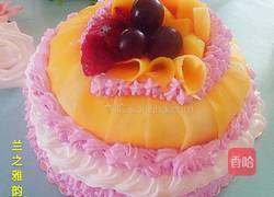 生日蛋糕处女作(丫头生日快乐)的做法图解15